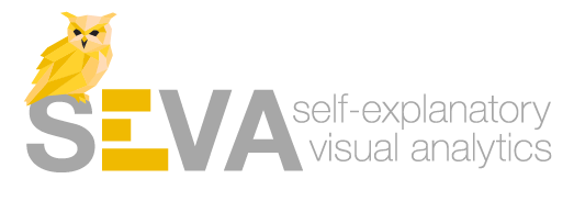 SEVA (self-explanatory visual analytics) Logo